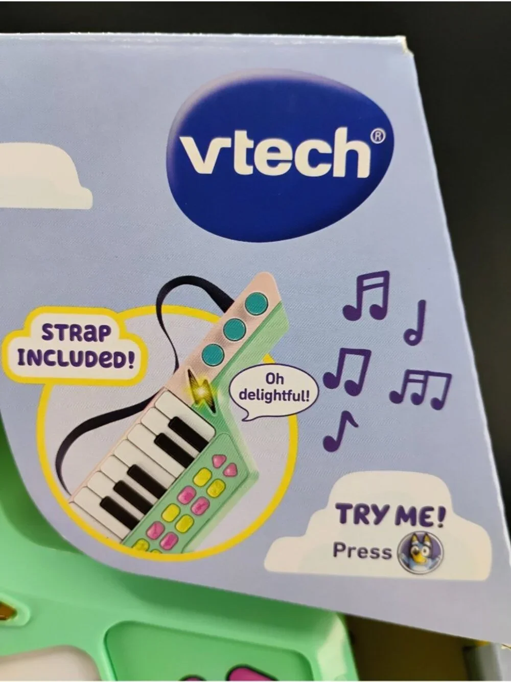 Bluey Keytar Toy By VTech For Ages 3-6 With Strap Included